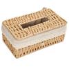 Hand Woven Rattan Woven Tissue Box Japanese Style Napkin Holder Creative Storage Box  Home