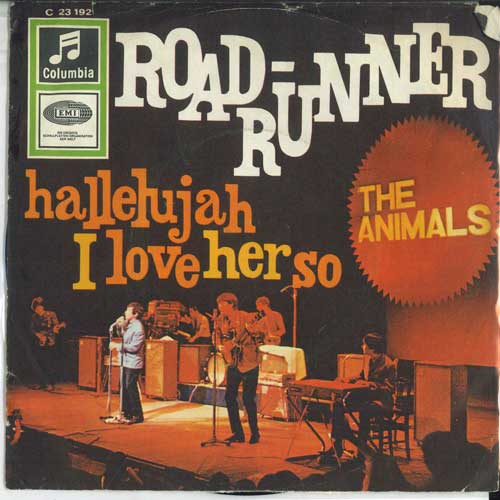 

7inch Record ANIMALS Roadrunner C23192 COLUMBIA 1966 US Rock Used