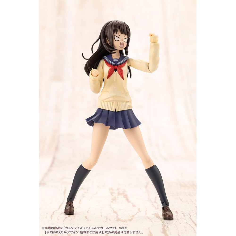 Kotobukiya Customizable Face & Decal Set Vol.5 for Madoka Yuuki 1/10 Scale Model 18mm Height