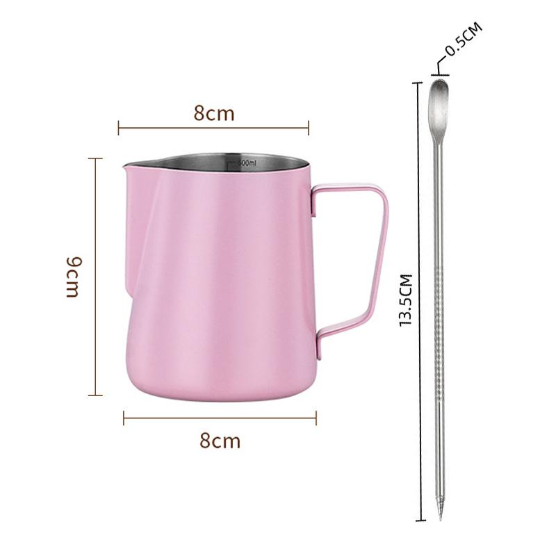 350/600ml cafea lapte spumare ulcior oțel inoxidabil lapte spumare ceașcă oală cu abur cu Latte Art stilou cafea Latte accesorii