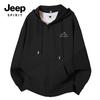 JEEP SPIRIT Men's Casual Hooded Cardigan
