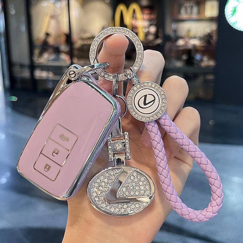 TPU Car Key Case Cover For Lexus RX350 NX300 Es300h Rx450h GS300 GX470 IS250 ES350 GX460 Nx300h Is300h Auto Keychain Accessories