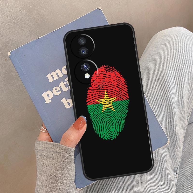 Burkina Faso Flagge Hülle Für Honor Magic 8 Pro 5 6 7 Lite Abdeckung Für Honor 400 200 90 70 50 X8a X8b X9a X9b X9c
