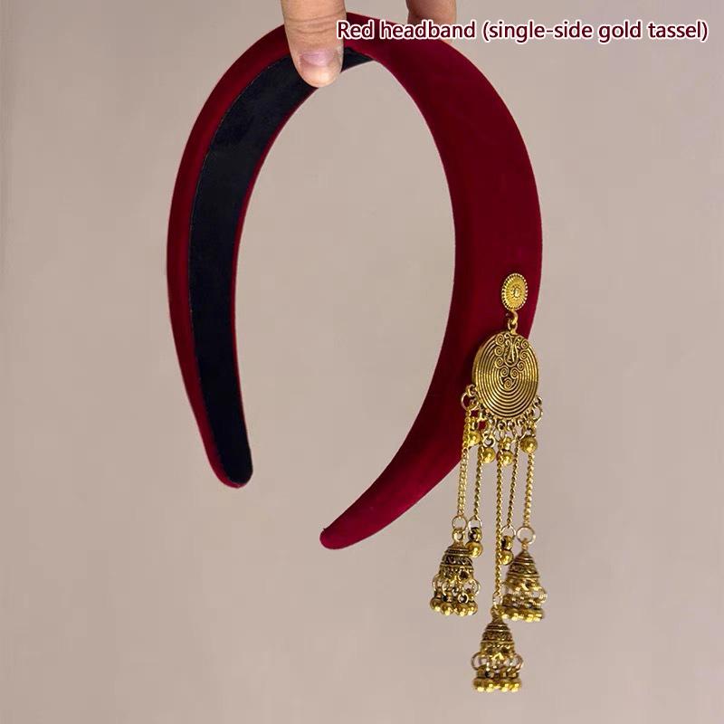 Pendentif à Pompon Accessoires Cheveux Pour Femmes Filles Doux Polyvalent Cerceau à Cheveux Tempérament Style Ethnique Bandes Cheveux Cadeaux