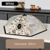 Foldable Breathable Food Cover Dust-Proof Mosquito-Proof Reusable Household Rice & Leftovers Protector for Dining Table