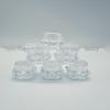 5g Transparent Diamond Cream Jar for Travel - Sample Size Cosmetic or Shadow Box