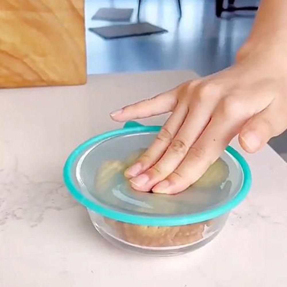 5Pcs Round Food Fresh Keeping Cover Hangable Bowl Lids Multifunctional Food Covers  for Household