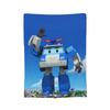 R-Robocars P-Polis Flannel Blanket Helly Awesome Throw Blanket For Bed Sofa Couch 150*125Cm Bedspreads,