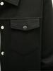 2024 Men's Casual Solid Color Single-Breasted Long-Sleeved Jacket - European & American Style.