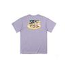 New Era X MLB Collaboration Pizza Letter Print Casual Crew Neck Short Sleeve T-Shirt Unisex T-Shirt Purple 12848772