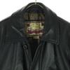 Long Sleeve Single Padding Leather Jacket S Brown Sheep Leather Men's Used
