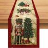 New Year Christmas Table Flag Santa Claus Merry Christmas Decorations  Home Table Decors