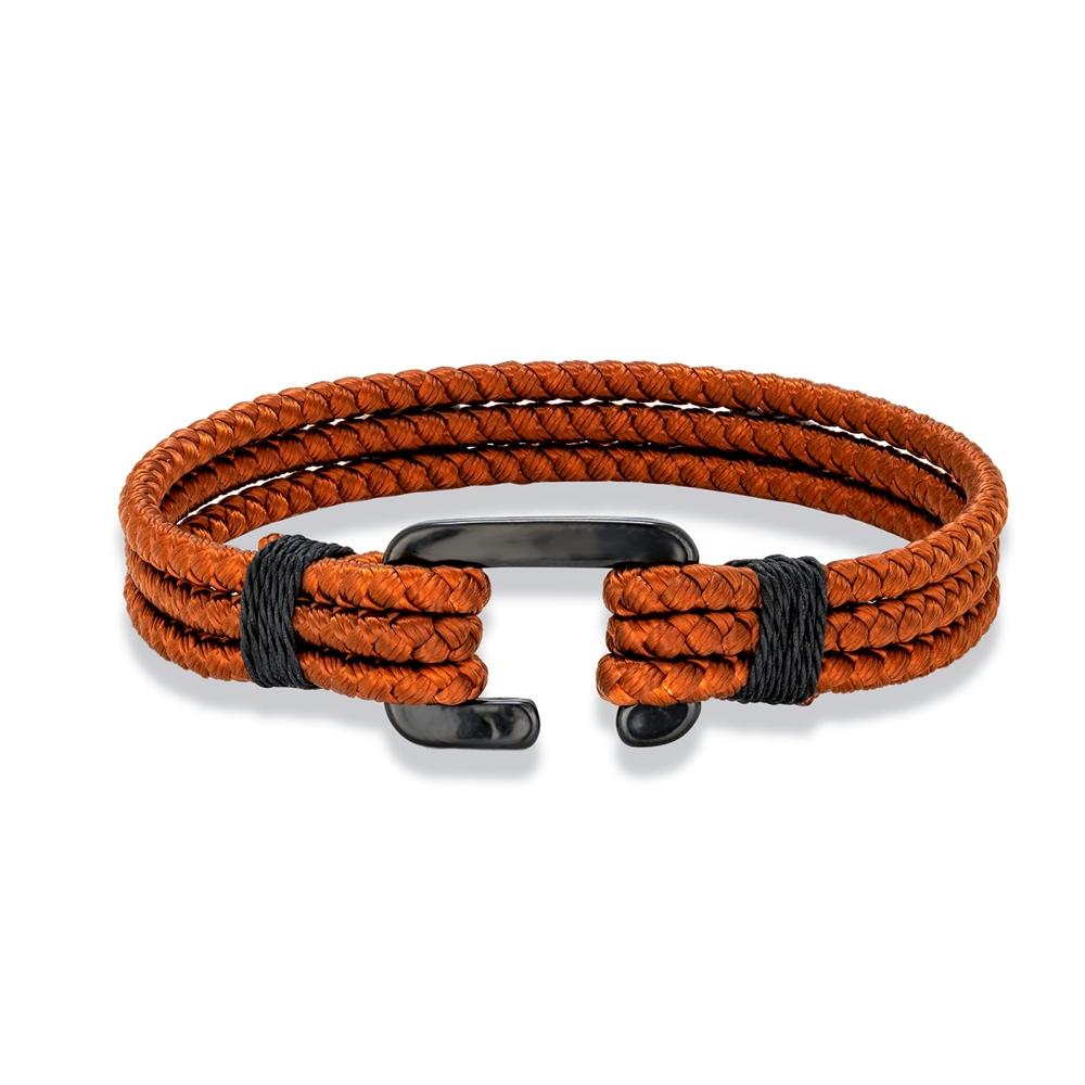 C Clasp Bracelets Men Multilayer Keel Waterproof Rope Bracelet Women Black Stainless Steel Easy Sport Hook