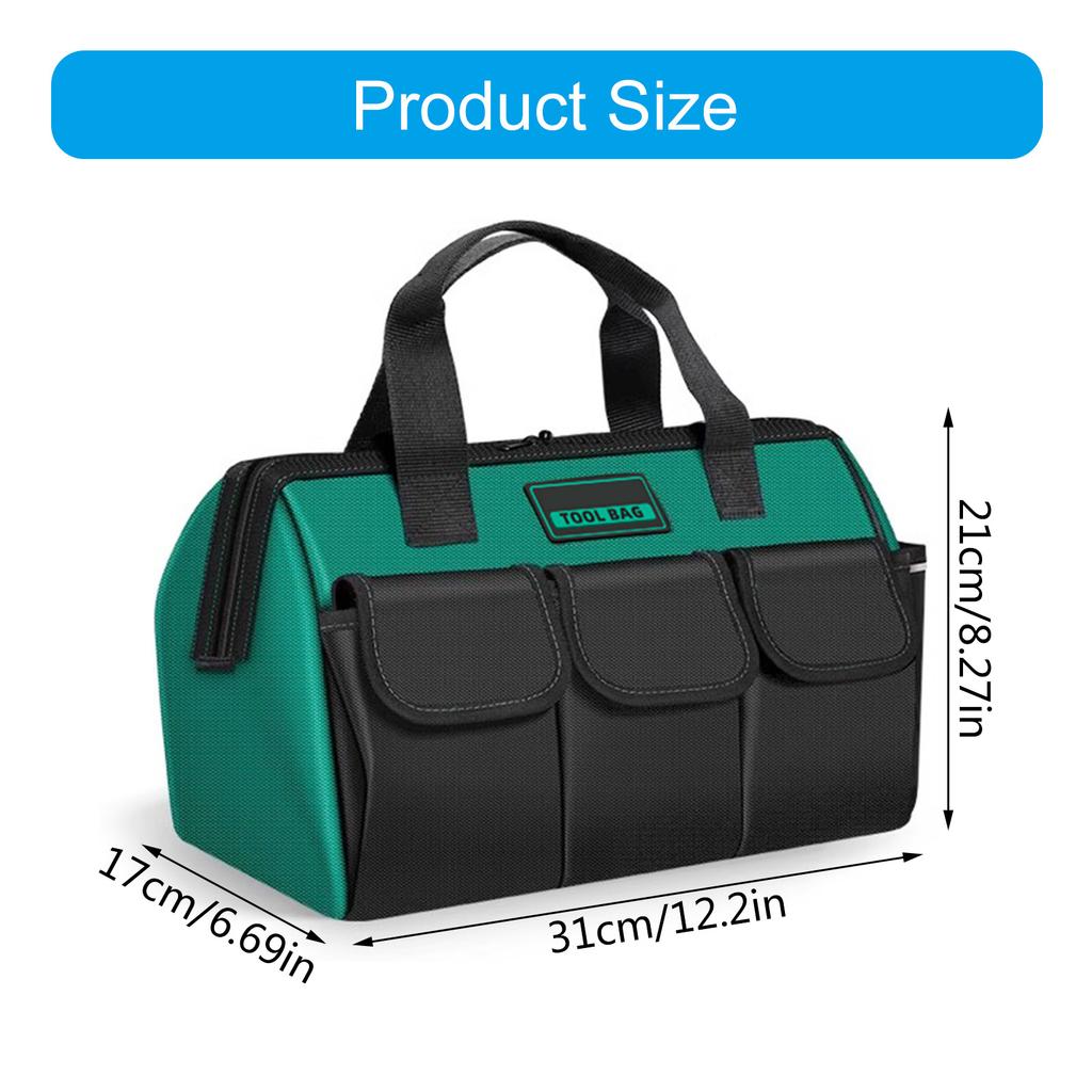 Geantă de scule multifuncțională Impermeabilă Electrician Pânză Oxford Îngroșată Geantă mare de depozitare pentru întreținere pentru tâmplărie