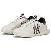 MLB Chunky Runner New York Yankees Comfortable Retro Fashion Low Top Casual City Commuting Running Shoes Unisex Sneaker Black 3ASHCRM3N-50BKS