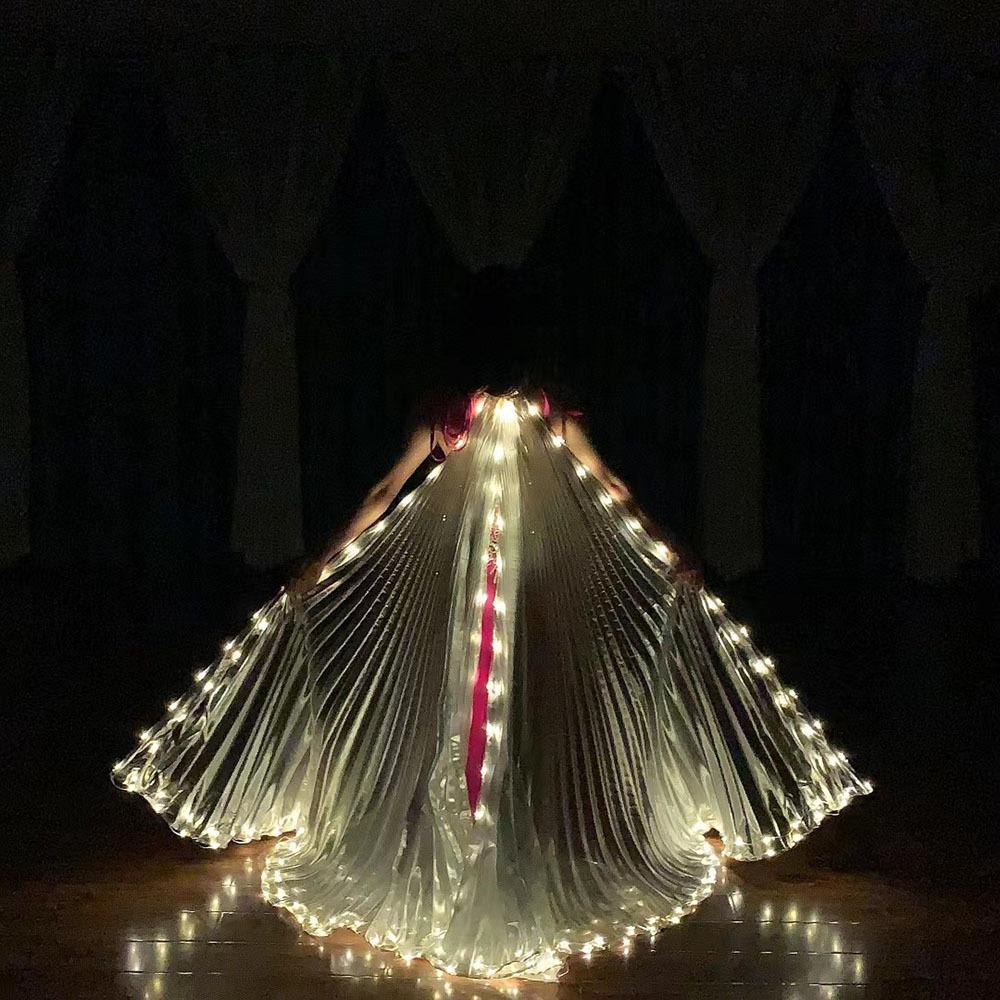Dance Party LED Wings Lighted Dance Props New LED Belly Dance Accessories Props