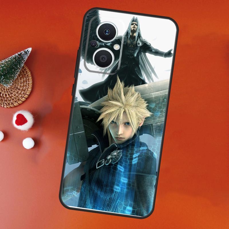 Final Fantasy VII Case For OPPO Find X5 X6 X8 X9 Pro OPPO Reno 8T 7 8 Lite 13F 14F 12F 11F 10 13 14 Pro Cover