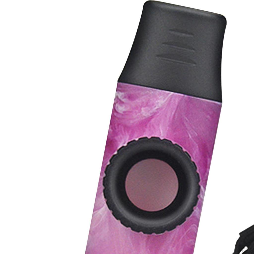 Kazoo Einstellbarer Ton Einfach zu Spielen Musikinstrumente Begleitung mit Lanyard für
