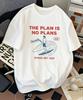 No Plan Print Unisex Unisex Tshirts Sports Street Casual Fashion Y2k Fun Simple Trendy Pop Couple Shortsleeve Summer Tops Clothing