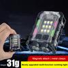 LED Mini Keychain Flashlight USB Charging High Bright Flashlight 400mAh Portable Hat Clip Lamp for Camping Fishing Walking