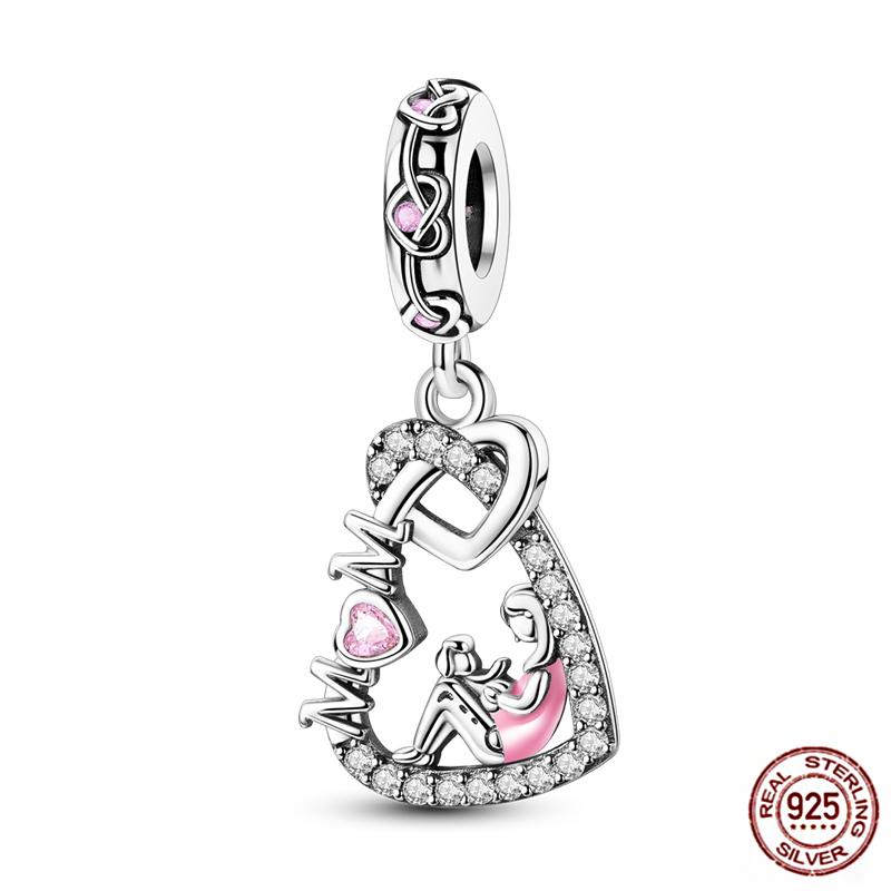 Charms Plata Copper Colorful Butterfly Bow Cute Cat Dog Fit Original Foot Bracelet Pendant Diy Beads Jewelry Makeup
