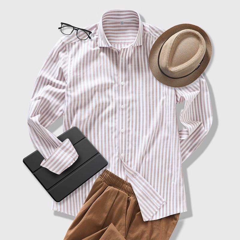 Men s Casual Non-Iron Long Sleeve Shirt S