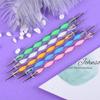 Double-Headed Nail Art Dotting Pen Set - 5-Piece Spiral Dotting Needle Customization