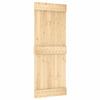 VidaXL Porte coulissante et kit de quincaillerie 80x210 cm pin massif, porte intérieure, porte de grange intérieure 3203180