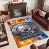 Manchester City Customized Name Area Rug Design for Decorate room Entryway Dining Room Balcony Antislip Carpet Decorate Offices Gift for Festivals