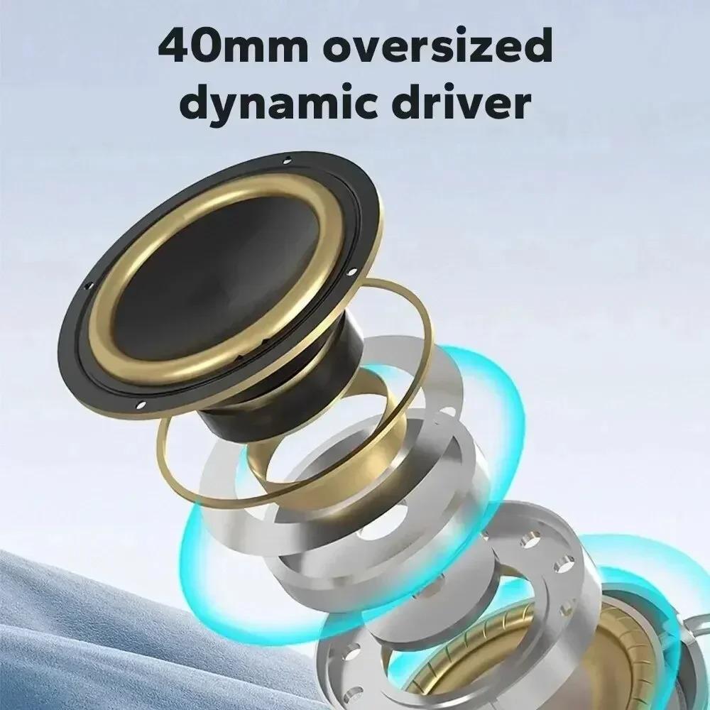 Cuffie Wireless con Comodo Cotone per la Testa HiFi Stereo Musica HD Cancellazione del Rumore Cuffie con Microfono Auricolari Per Tutti gli Smartphone