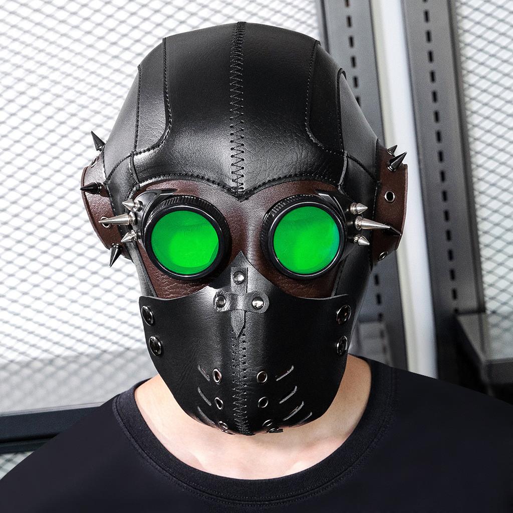 Accessorio Scenico di Halloween Maschera Creativa da Medico della Peste per Cosplay Adulti e Costumi Fai-da-te