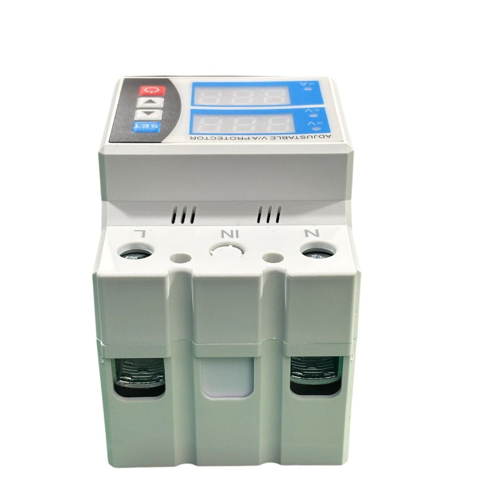 Two Display Voltage Protective Device Self Resetting Current Limit Protector Circuit Safety
