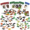 12PCS Farm Animal Mini Dinosaur Action Figure Mini Safari Animal Toys Realistic Model  For Kids