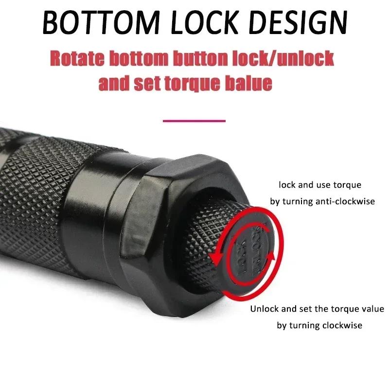 Torque Wrench 1/2'' 3/8'' 1/4'' Square Drive Preset Bicycle Torques Key Two-way Ratchet Car Bike Automotive Hand Tools