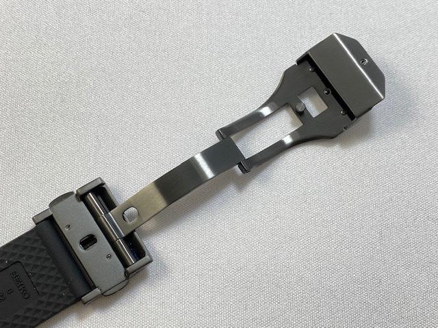 R023011M0 SEIKO Astron 22mm Silicone Band with 50th Anniversary Limited for and Buckle, Black, Edition, SBXC036/ 5X53-0AH0 Others.