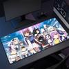 Anime Locking Edge Mousepad Computer Keyboard Mat Hololive Large Gaming Mouse Pad XXL Nakiri Ayame Mouse Mat Gamer Keyboard Pads