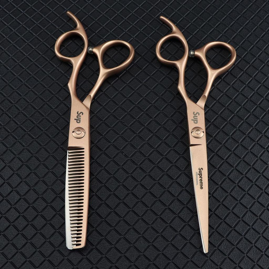 6.0 Inch Local Tyrant Gold Personalized Sup Trendy, Hair Scissors, Hair Scissors, Flat Scissors, Bangs Scissors