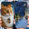 For Google Pixel 8A Case Pixel8 Pro Cute Cat Flower Painted Cover Silicone Phone Case For Google Pixel 8 Pro Pixel8A Soft Fundas