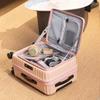 OEING Expandable Side-Opening Travel Suitcase