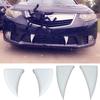 Halloween Car Decor 3D Vampire Fangs Car Teeth White Devil Horns Bumper Decor Waterproof Halloween Car Fangs for Truck or SUV