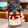 Phone Case For Motorola Edge 50 40 Pro 60 50 40 30 Ultra Neo Fusion Moto G Play G Stylus G Power G Snowman Christmas