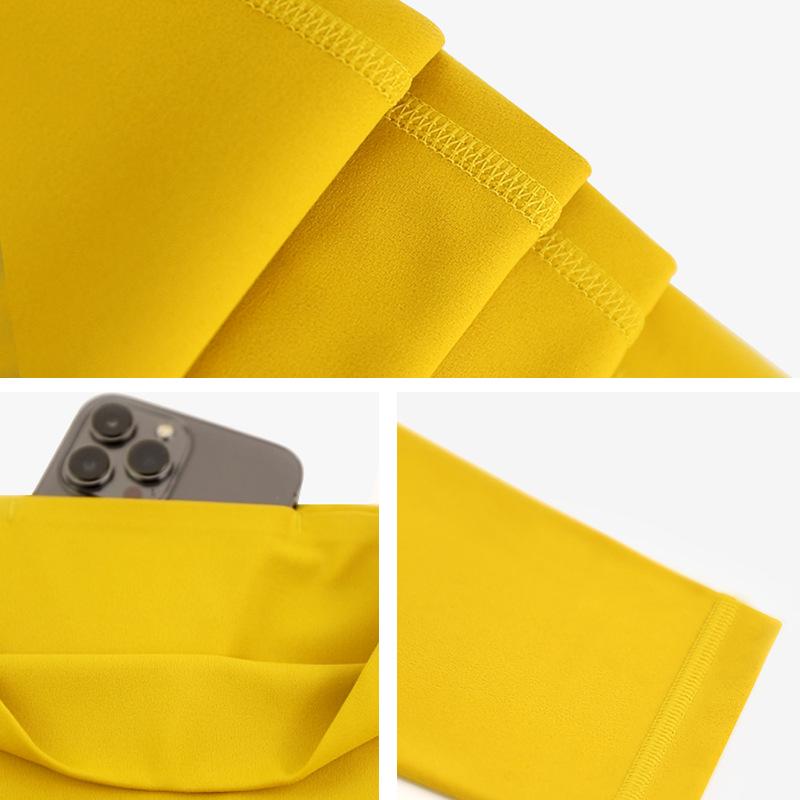 2025 Damen Cloud-Feel High-Waist Elastische Yogahose - Superweich, Hüftformend, Nude-Feel, Perfekt zum Laufen und für Sport