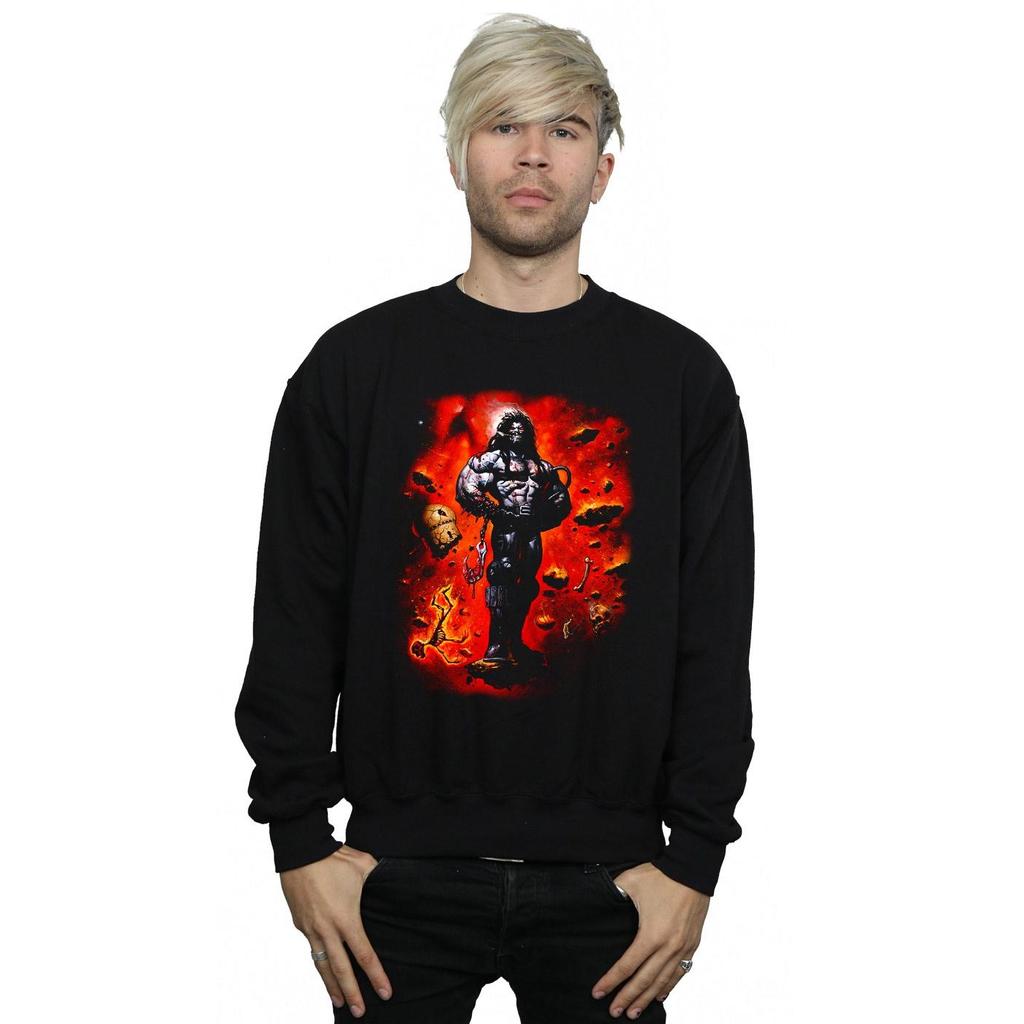 DC Comics Mens Lobo Cosmos Sweatshirt
