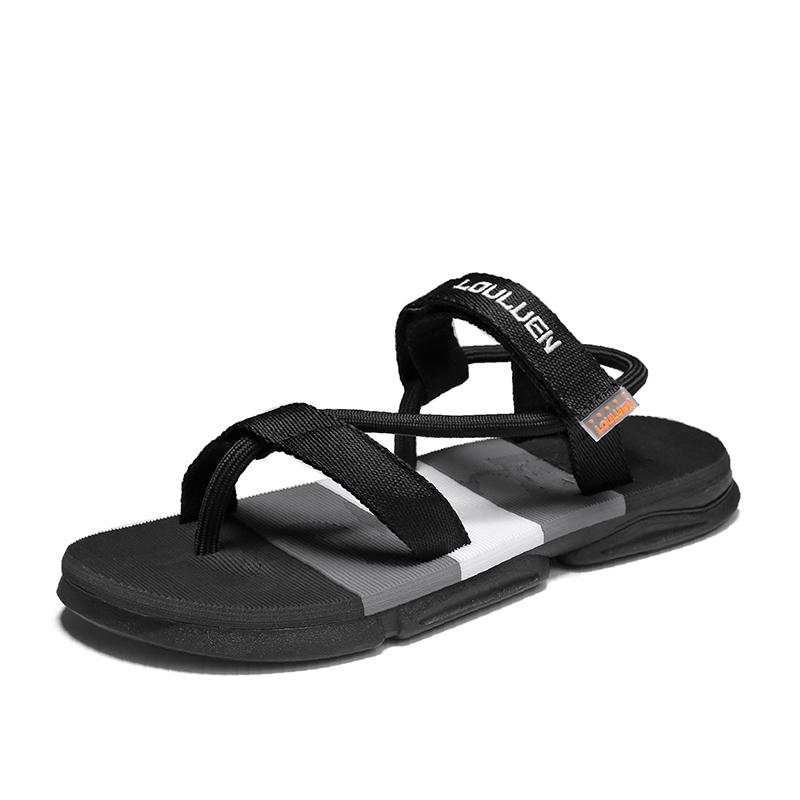 Fashion Men's Shoes Sandals Summer New Slippers Non Slip Men's Beach Shoes Sandals Summer Men's Outdoor Fashion Trend Non Slip Slippers