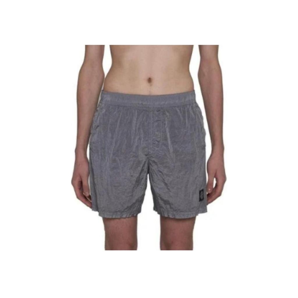 Stone Island Regular Fit Nylon Swim Trunks Dust Men Streetwear 8015B0943-V0064