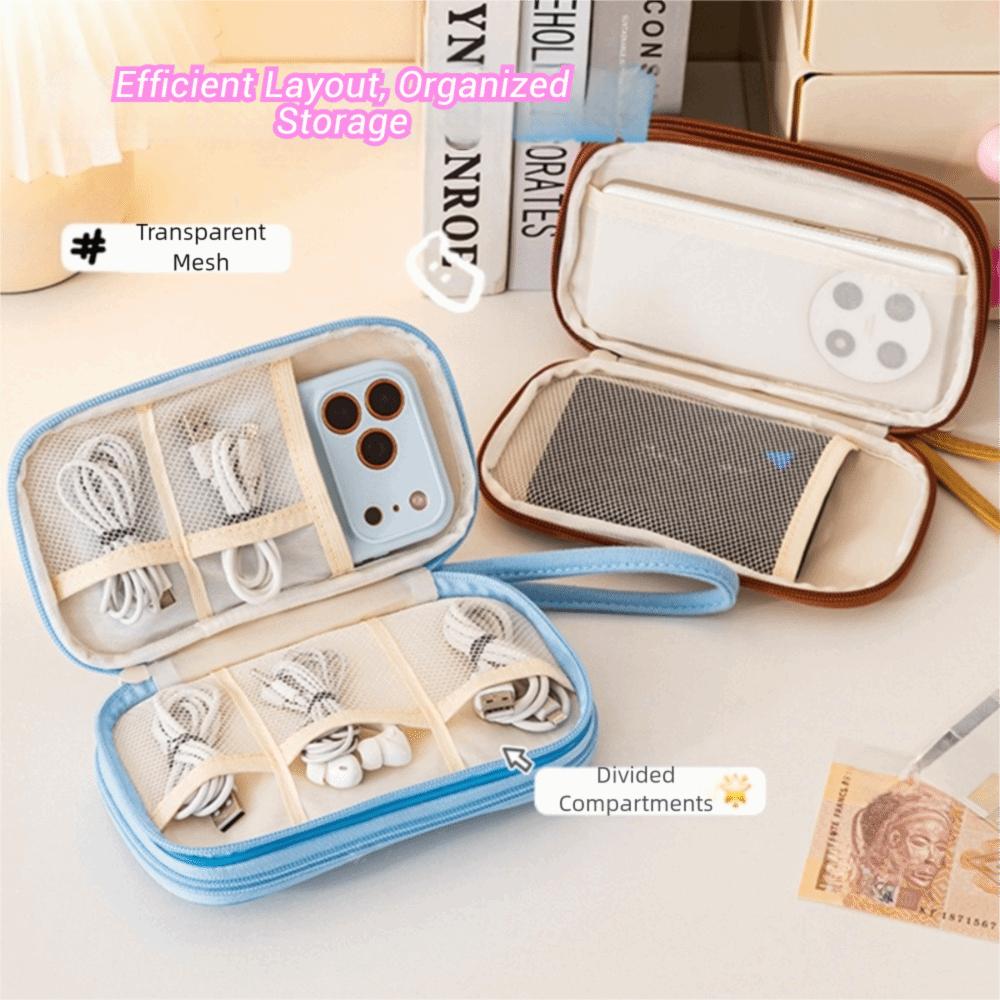 Cartoon Passport Holder Embroidery Waterproof ID Card Storage Bag Multi-layer Large Capacity Documents Passport Organizer