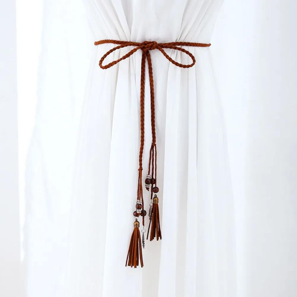 Waist Rope Skirt Accessories Tassel Belt Pendant Thin Waist Chain