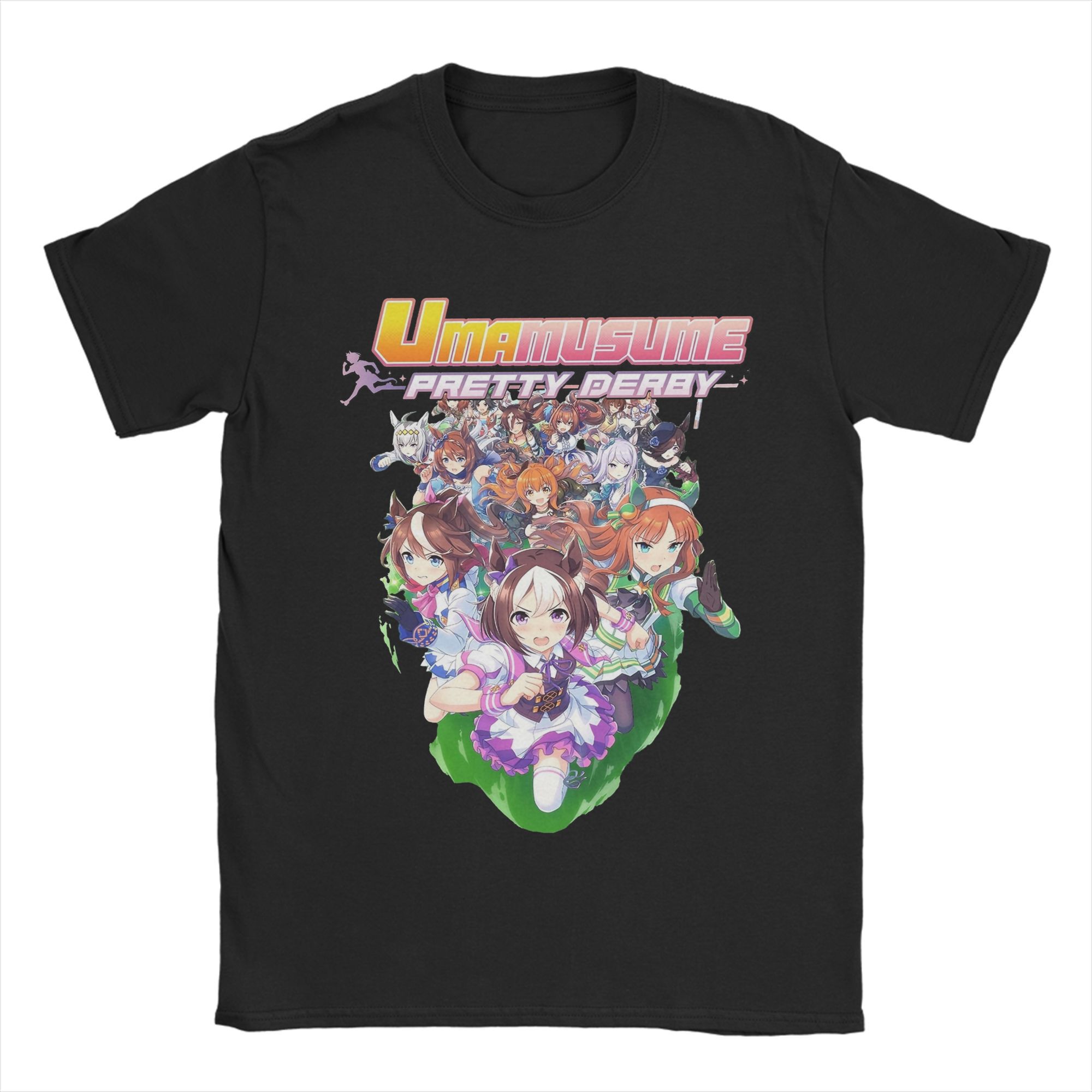 

Аниме Uma Musume Pretty Derby Графические футболки для мужчин и женщин Хлопок Футболка Одежда S разноцветный