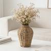 Handmade Woven Vases Living Room Flower Arrangements Vases Modern Creative Dried Flower Vase Bedroom Decoration Flower Bottle