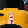 DM48#15cm Plachá stříbrovlasá anime dívka se zády k tobě Vinylová nálepka na auto Vodotěsná vinylová nálepka na autodoplňky Dekor